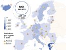 Ue: 650.000 Demandes D'asile En 2017, Deux Fois Moins Qu'en à Carte Union Européenne 2017