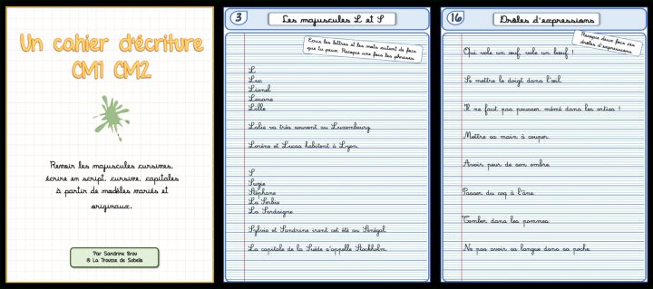 Un Cahier D'écriture Cm1 Cm2, Fiches À Photocopier – La encequiconcerne Cahier D Écriture Cp Gratuit À Imprimer