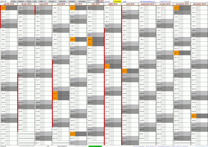 Un Calendrier Excel Magique ! serapportantà Calendrier 2018 Avec Semaine