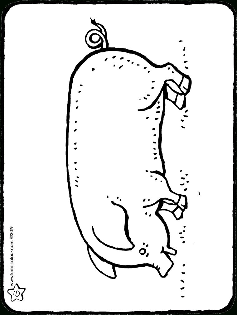 Un Cochon – Kiddicoloriage pour Dessin A Colorier Cochon