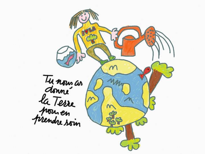 Un Dessin Pour La Terre – Ecole Libre Sainte-Anne serapportantà Image De La Terre Dessin