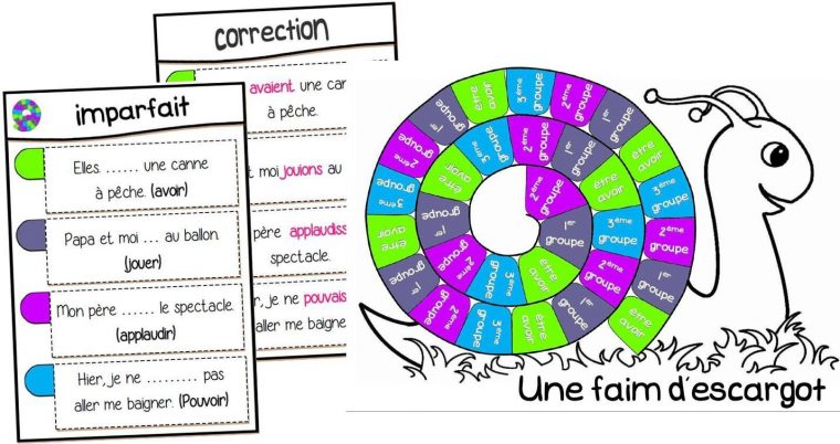 Un Jeu Coopératif Autour De L'imparfait : Il Faut Mener L intérieur Jeux Éducatifs À Imprimer Collège