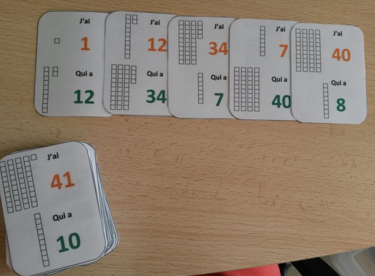 Un Jeu De Cartes Pour Apprendre Le Nom Des Nombres concernant Jeux Enfant Cp