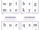 Un Jeu De Loto Pour Apprendre À Reconnaître Les Lettres En à Sudoku Lettres À Imprimer
