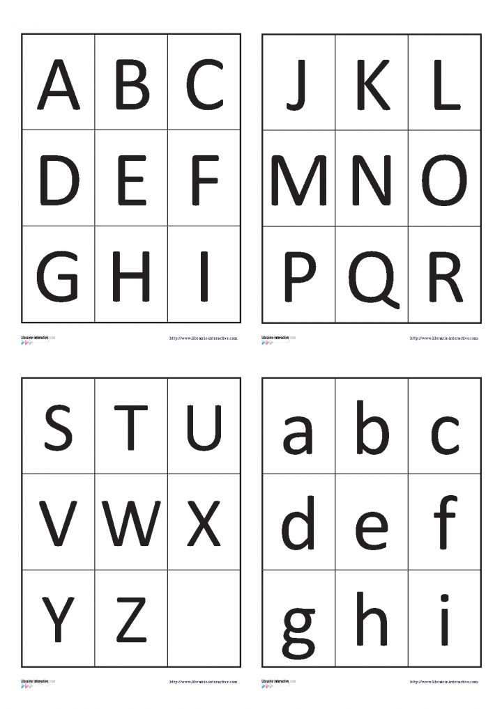 Un Jeu De Memory Avec Les Lettres En Script Minuscule Et avec Alphabet Majuscule Et Minuscule