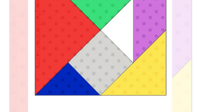 Un Jeu De Tangram À Imprimer [Diy & Activités Manuelles dedans Jeu De Tangram À Imprimer