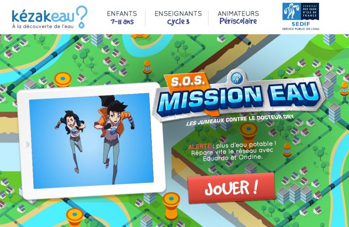 Un Jeu Sérieux Pour Sensibiliser Les Enfants À L'eau Potable avec Jeu Interactif 3 Ans