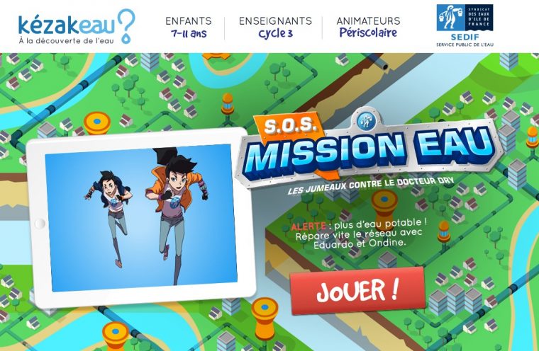 Un Jeu Sérieux Pour Sensibiliser Les Enfants À L'eau Potable serapportantà Jeux Pc Enfant