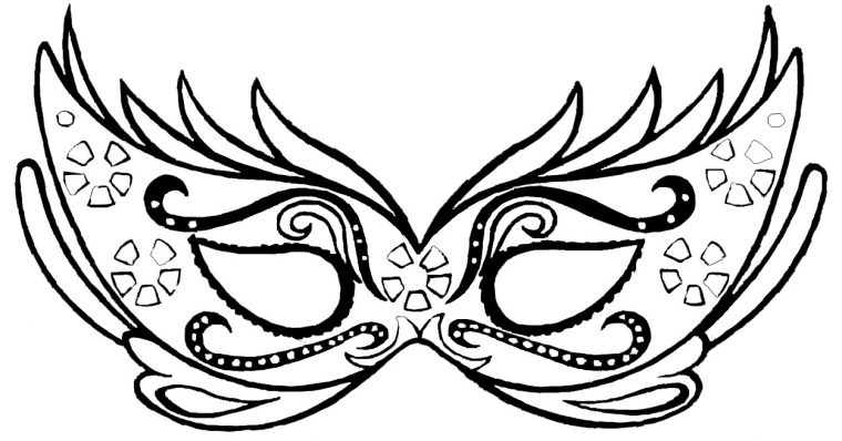 Un Masque De Carnaval À Colorier – Family Sphere – Garde D intérieur Coloriage De Carnaval A Imprimer Gratuit