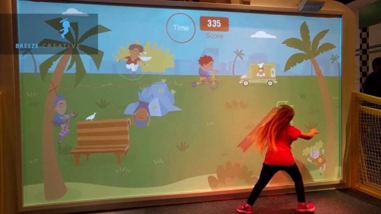 Un Mur Interactif Avec Des Jeux Pour Enfants dedans Jeu Interactif Enfant