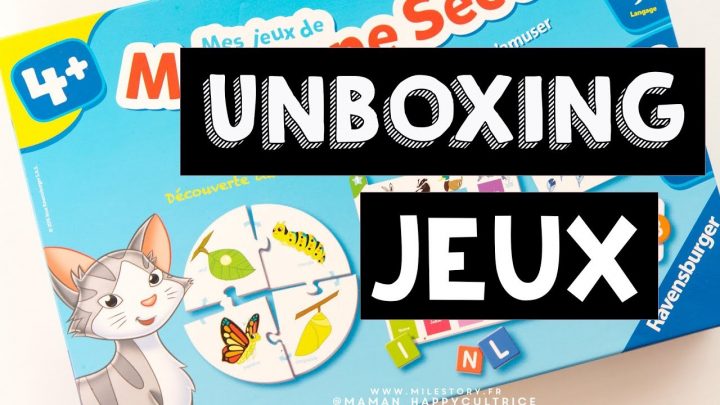 Unboxing Mes Jeux Moyenne Section Maternelle Ravensburger destiné Jeux Educatif Petite Section