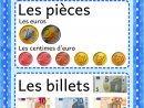 Une Affiche Sur L'euro Avec L'ensemble Des Pièces Et Des dedans Billet De 100 Euros À Imprimer