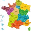 Une Nouvelle Carte De France À 13 Grandes Régions pour Carte Departement Numero