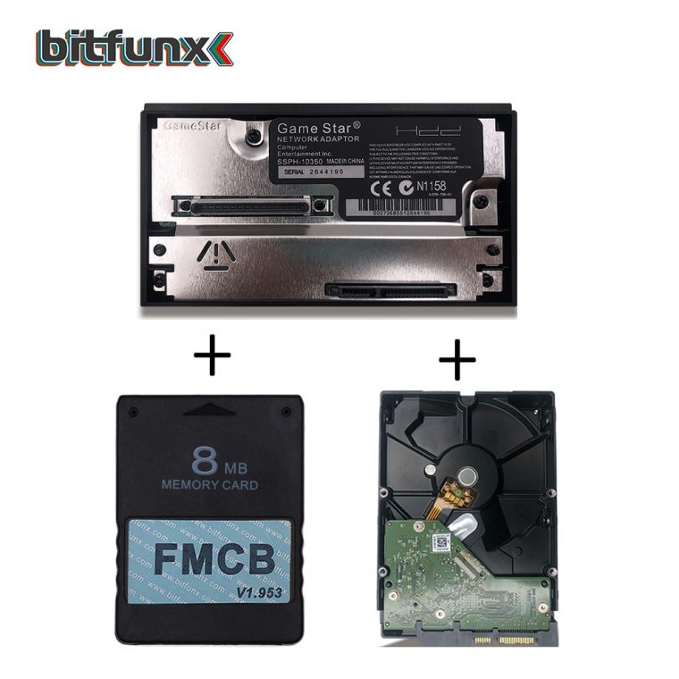 Us $44.84 41% Off|Bitfunx Fmcb Memory Card Ps2 1.953 8Mb + Game Star Sata  Adapter + 500Gb 130 Games For Sata Hdd Hard Disk Drive|Hdd Adapter|Hdd For intérieur Jeu Memory En Ligne