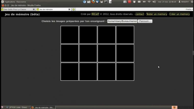 Utilisation Du Memory En Ligne (Micetf) dedans Jeu Memory En Ligne