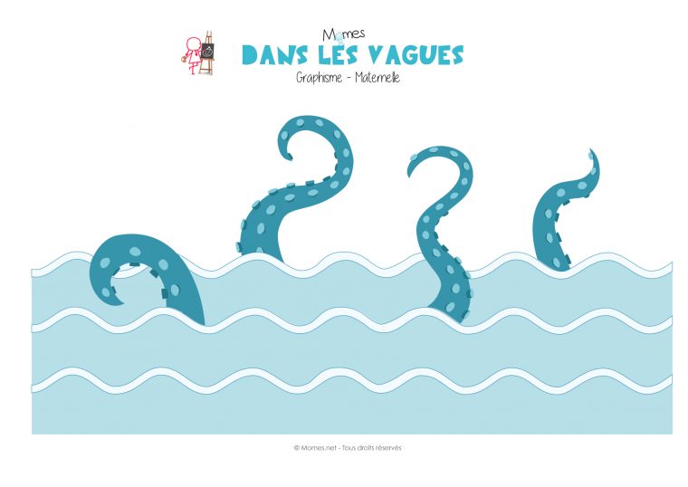 Vagues : Exercice De Tracé – Momes concernant Dessin De Vague A Imprimer