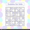 Vector Illustration. Sudoku Game For Children With Pictures concernant Sudoku Pour Enfant