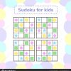Vector Illustration. Sudoku Game For Children With Pictures encequiconcerne Sudoku Pour Enfant