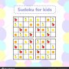 Vector Illustration. Sudoku Game For Children With Pictures tout Sudoku Pour Enfant