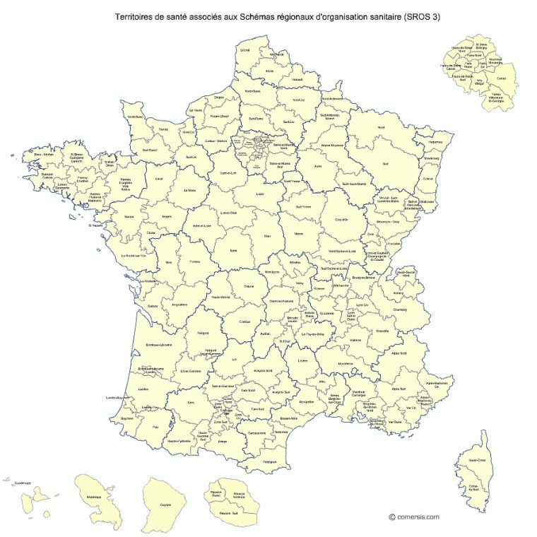 Vector Maps France tout Mappe De France