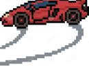 Vector Pixel Art Sport Car Stock Vector. Illustration Of avec Voiture Pixel Art
