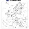 Vector Très Détaillée Carte Politique De L'union Européenne Avec Des  Drapeaux Et Capitales. Tous Les Éléments Sont Séparés Dans Des Couches encequiconcerne Les Capitales De L Union Européenne
