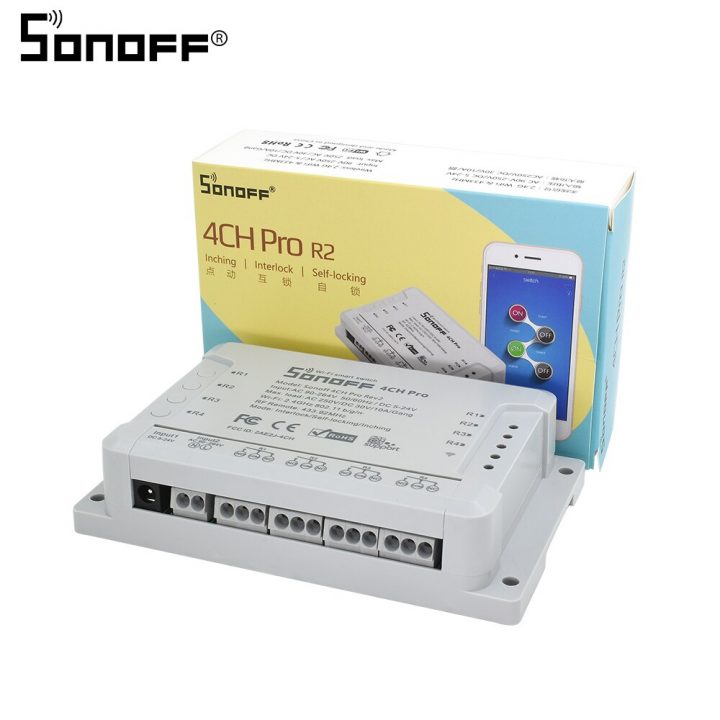 Vente Itead Sonoff 4Ch Pro R2 433 Mhz 4 Canaux Gang Rf Sans pour Puzzle 5 Ans En Ligne