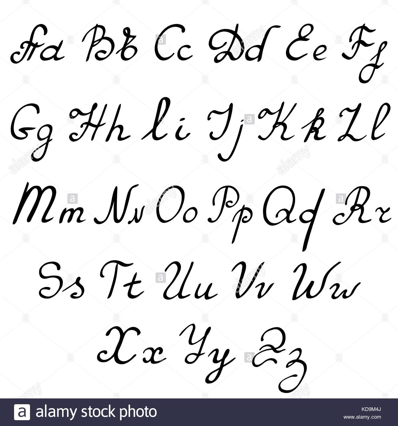 Véritable Vecteur De Part L&amp;#039;alphabet, Les Lettres Majuscules pour Alphabet Majuscule Et Minuscule 