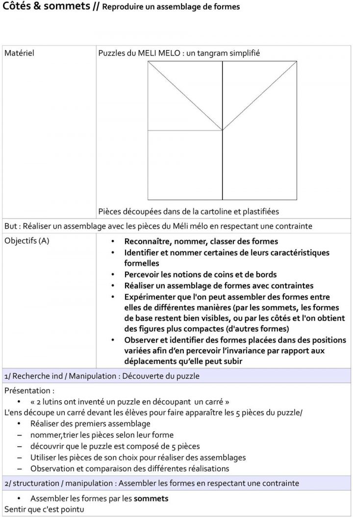 Vers Les Maths Maternelle Moyenne Section Download Free dedans Tangram Moyenne Section