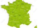 Vert Carte De France Avec Les Régions Et Les Principales Villes avec Carte De La France Avec Les Régions