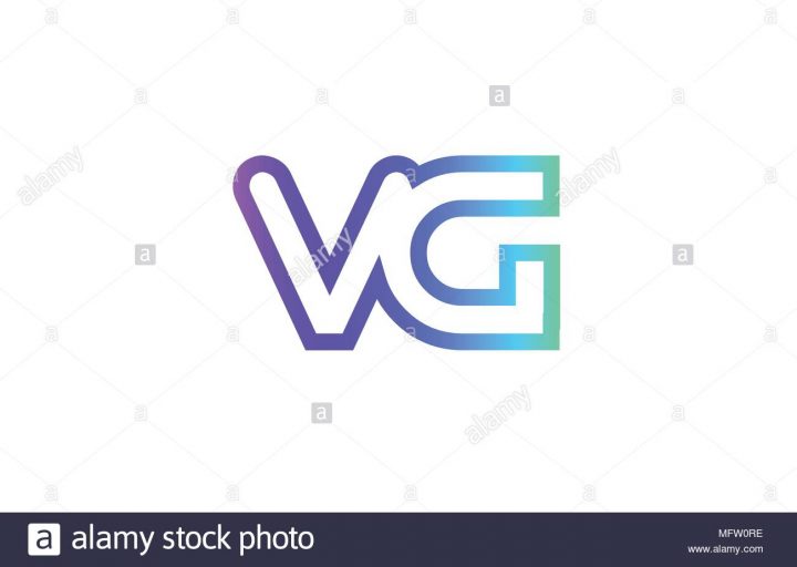 Vg V G Lettre Alphabet Combinaison Logo Vector Icône encequiconcerne Modele De Lettre Alphabet