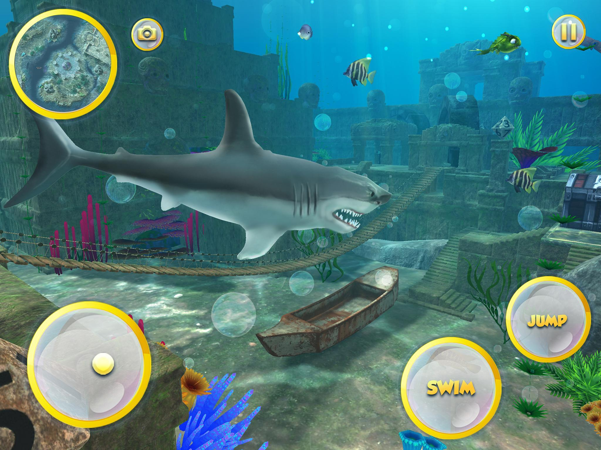 Vie Du Grand Requin Blanc: Simulation De Mégalodon Pour destiné Jeux Gratuit Requin Blanc 