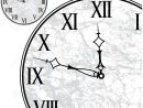 Visage D'horloge Avec Les Chiffres Romains Illustration à Dessin Chiffre Romain
