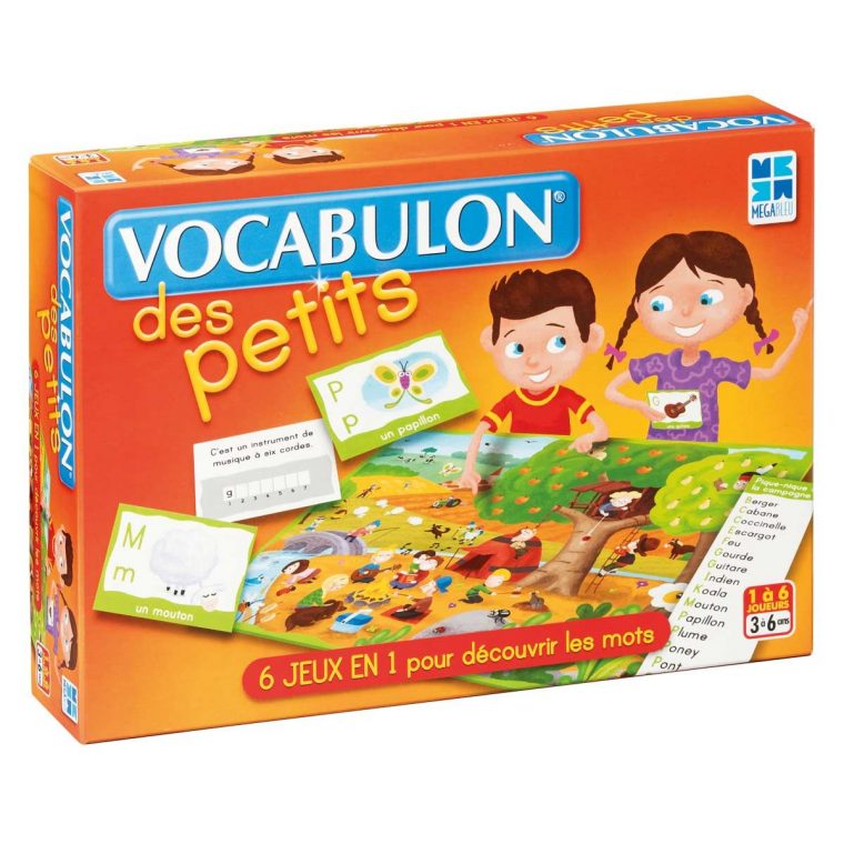 Vocabulon Des Petits Megableu | Cadeau Enfant 3 Ans, Jeux Et pour Jeux Pour Petit De 3 Ans