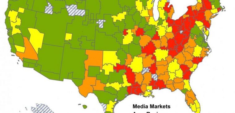 Voici La Carte Du Racisme Aux Etats-Unis (Oui, C'est intérieur Carte Etat Amerique