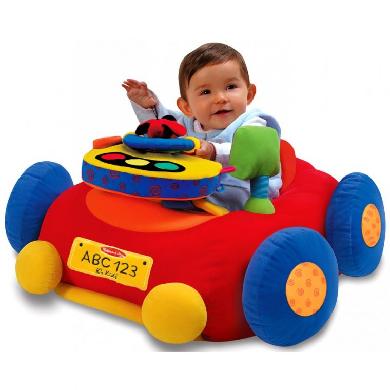 Voiture D'activités Coussinée, Voiture, Rouge, Beigne destiné Jeux Bébé 6 Mois En Ligne