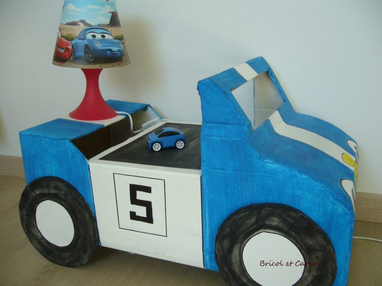 Voiture De Course Pour Enfant En Carton – Bricol Et Carton pour Jeux De Course De Voiture Pour Enfan