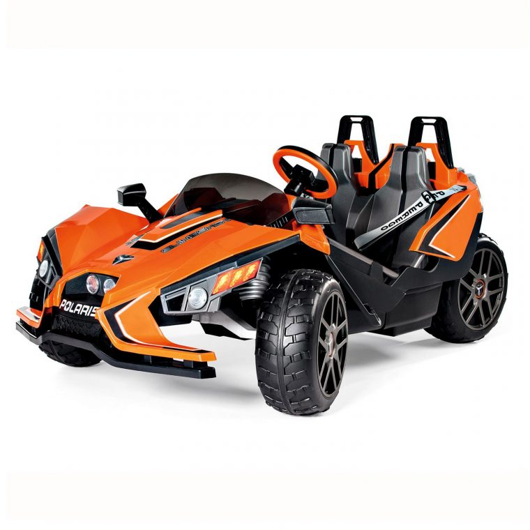 Voiture Électrique Polaris Slingshot 2 Places 12V intérieur Jeux De Petite Voiture