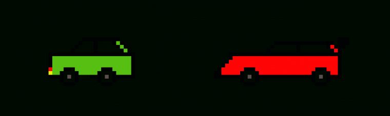 Voiture Jeu | Pixel Art Maker dedans Voiture Pixel Art