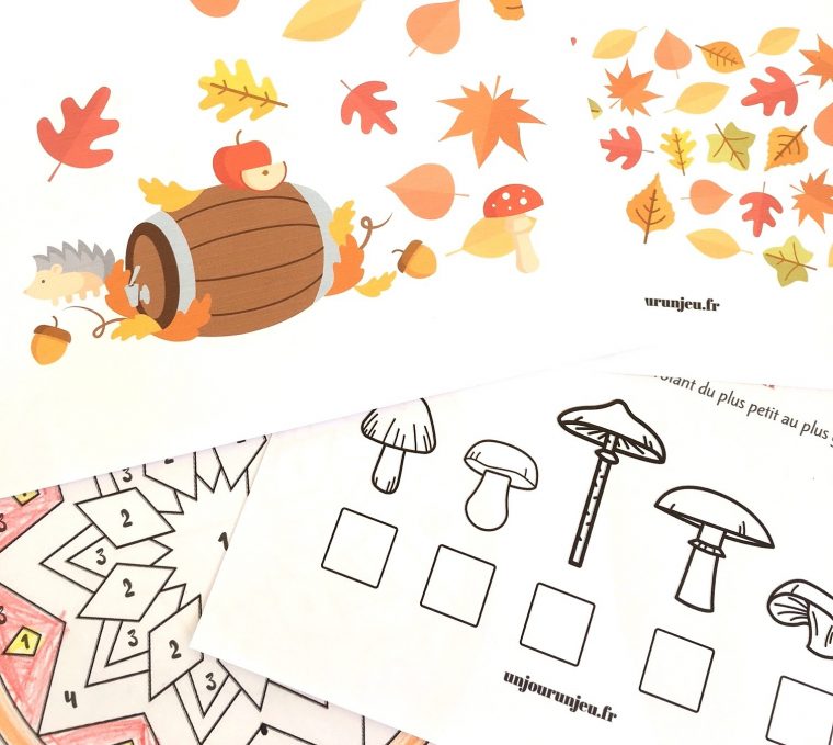 Votre Cahier D'activités De L'automne À Télécharger Gratuitement intérieur Cahier D Activité Maternelle