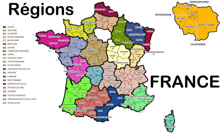 Voyage – Région De France – Arts Et Voyages à Carte De France Avec Les Villes