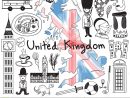 Voyagent Le Dessin Du Royaume-Uni Angleterre Et De L'ecosse destiné Dessin De Angleterre
