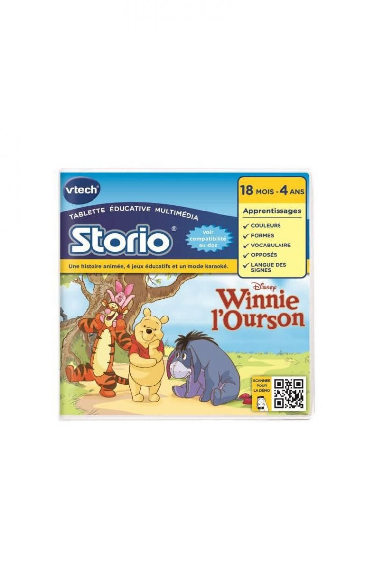 Vtech – Jeu Éducatif Storio 2 – Wi , Vtech – Jeu Éducatif Storio 2 – Winnie  L'ourson Tati.fr avec Jeux Educatif 2 Ans