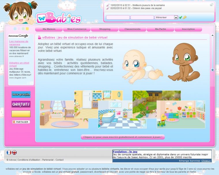 Wbabies avec Jeux Pour Bebe Gratuit