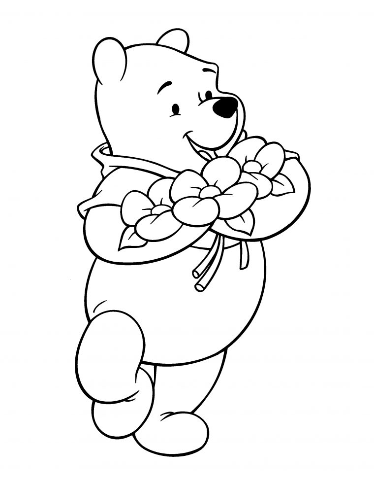 Winnie L'ourson #56 (Films D'animation) – Coloriages À Imprimer à Ourson A Colorier Et Imprimer