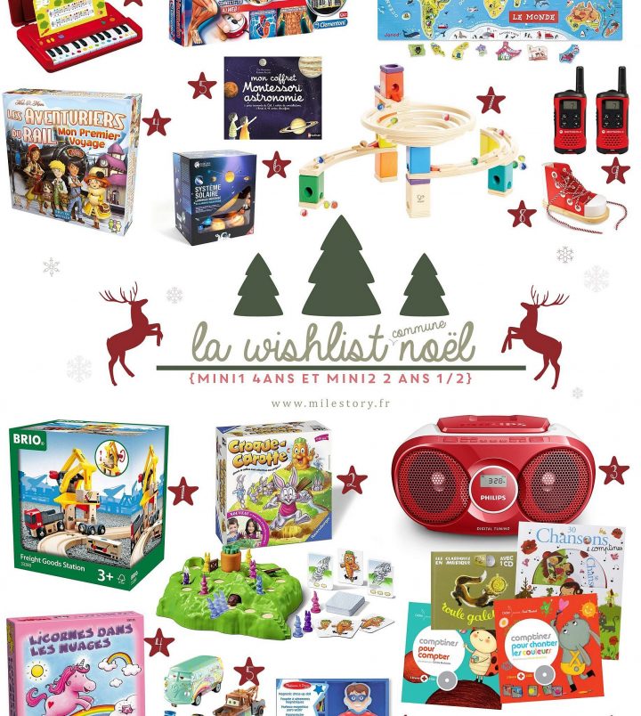 Wishlist Noël 2017 – Idées Cadeaux Enfants De 4 Ans Et 2 Ans destiné Jeux Gratuit 4 Ans