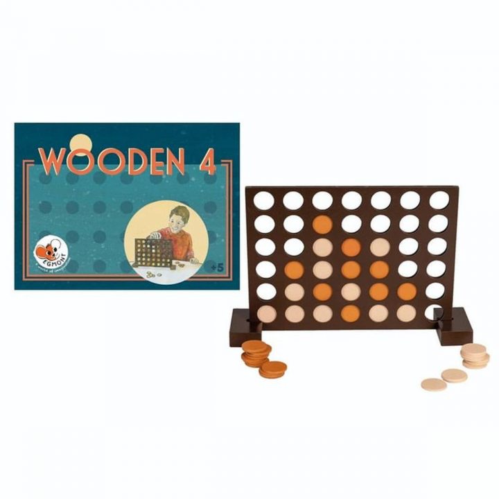 Wooden 4 – Taille : Taille Unique | Jeton Et Relais Colis concernant Puissance 4 A Deux