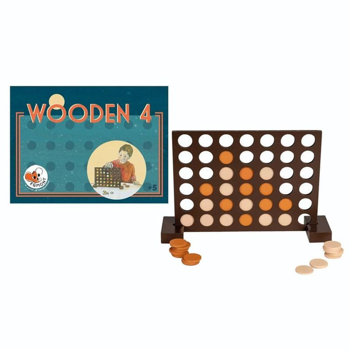 Wooden 4 - Taille : Taille Unique | Jeton Et Relais Colis concernant Puissance 4 A Deux