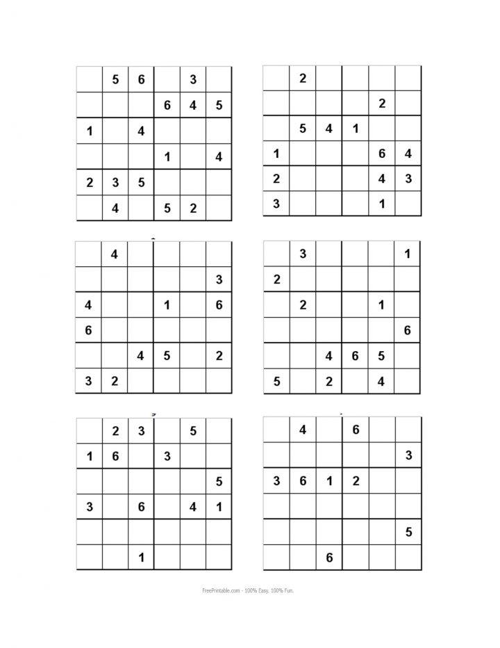 Worksheet Sudoku 6X6 | Printable Worksheets And Activities encequiconcerne Sudoku Gratuit Enfant