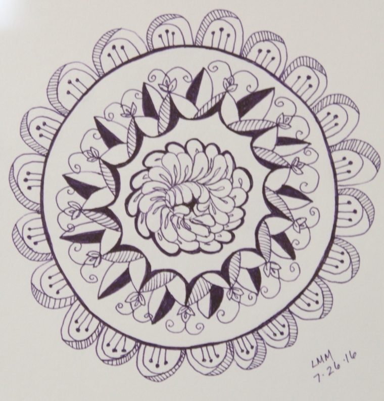 Workshop: Drawing Mandalas As Meditation | Volcano Art Center destiné Mandala Fée